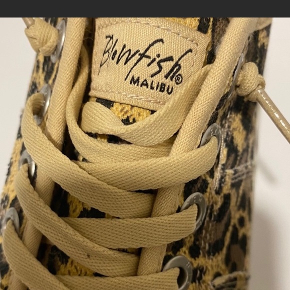 Blowfish Vesper Canvas Kitty Kat Leopard Sneakers - Picture 4 of 14